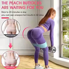 3 db-os szövet alapú  guggolószalagok, csípő-, popsi-, far-, comb-